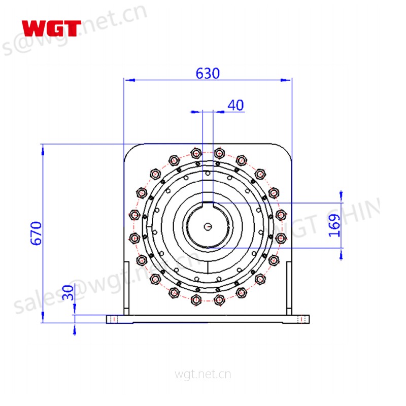 （test）Speed ​​increaser, wind power generation, 1:40 speed ratio